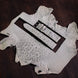 Silver Quill Ivory White Toad Leather Stitchless Strap