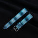 Ice Blue Patina Alligator Watch Strap