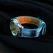 Ice Blue Patina Alligator Watch Strap