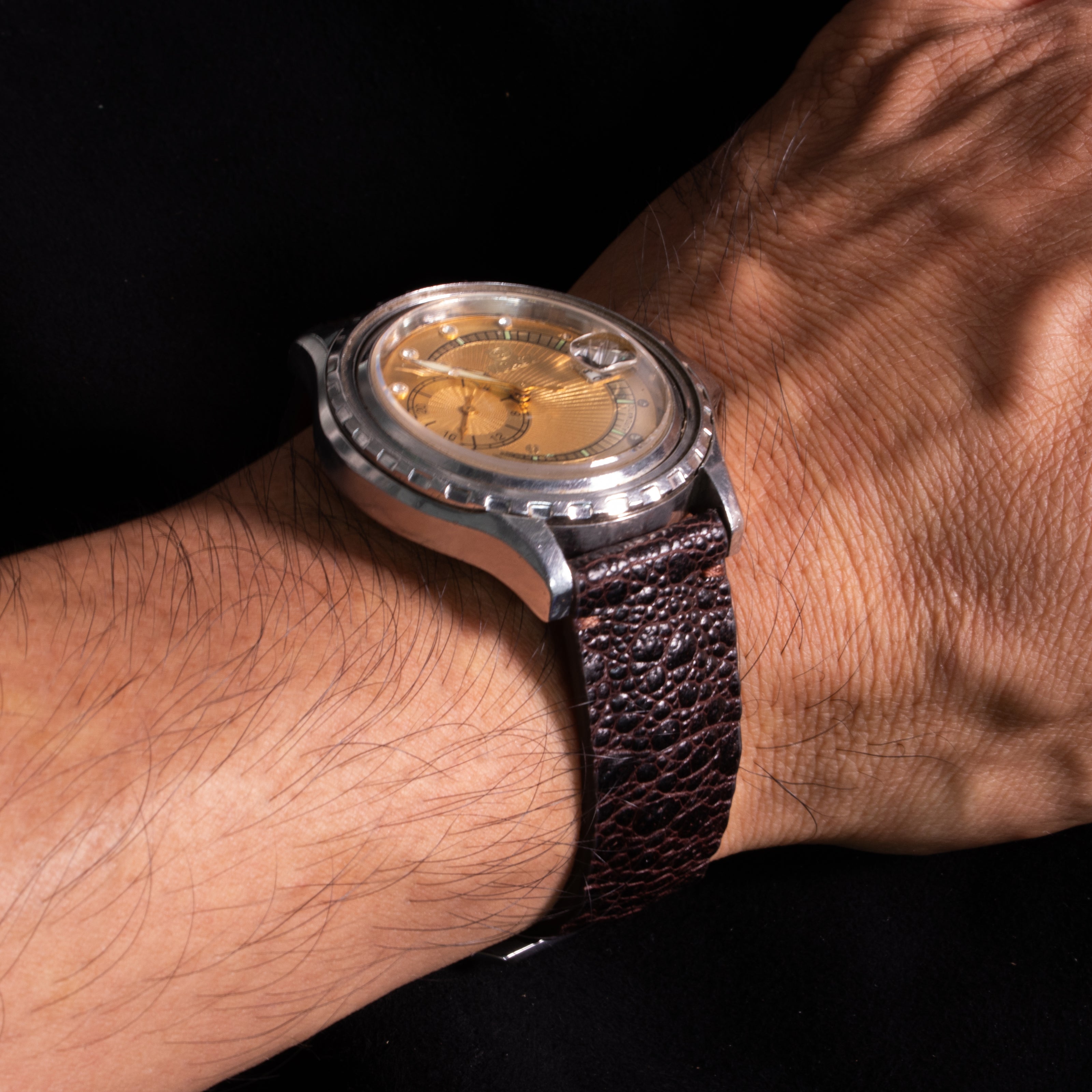 Dark Espresso Toad Leather Stitchless Strap