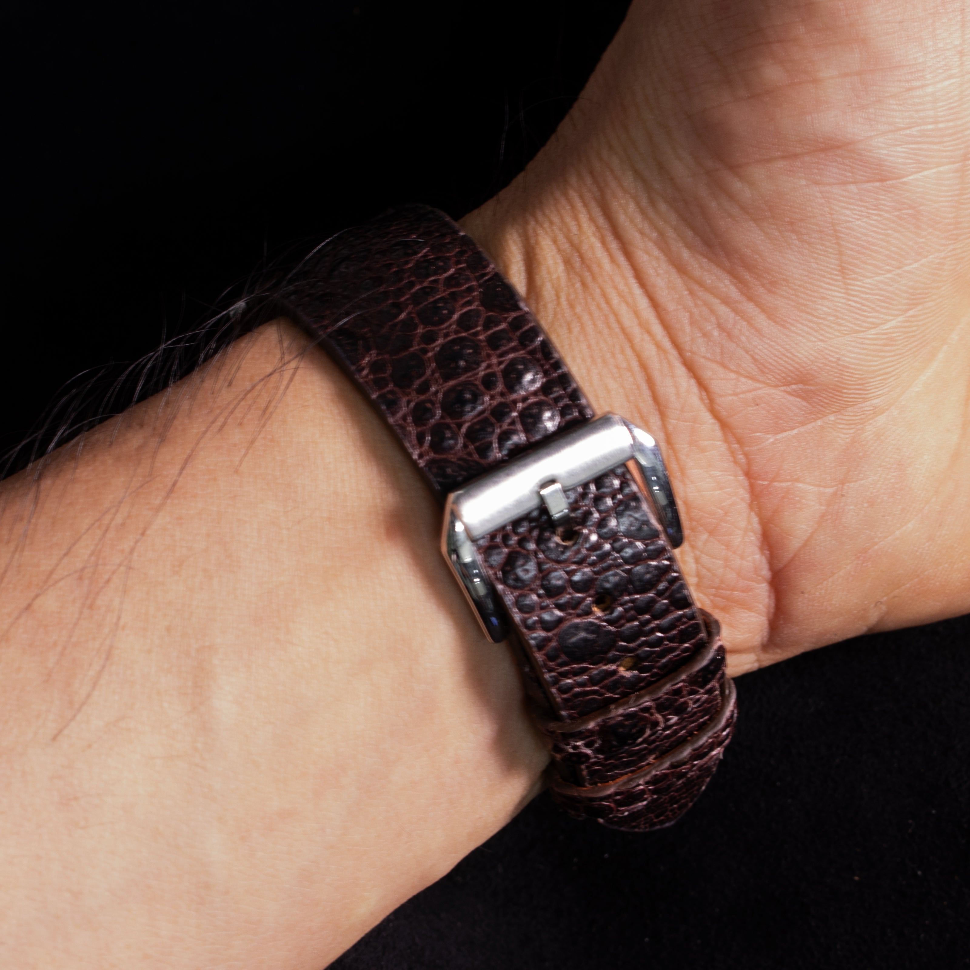 Dark Espresso Toad Leather Stitchless Strap