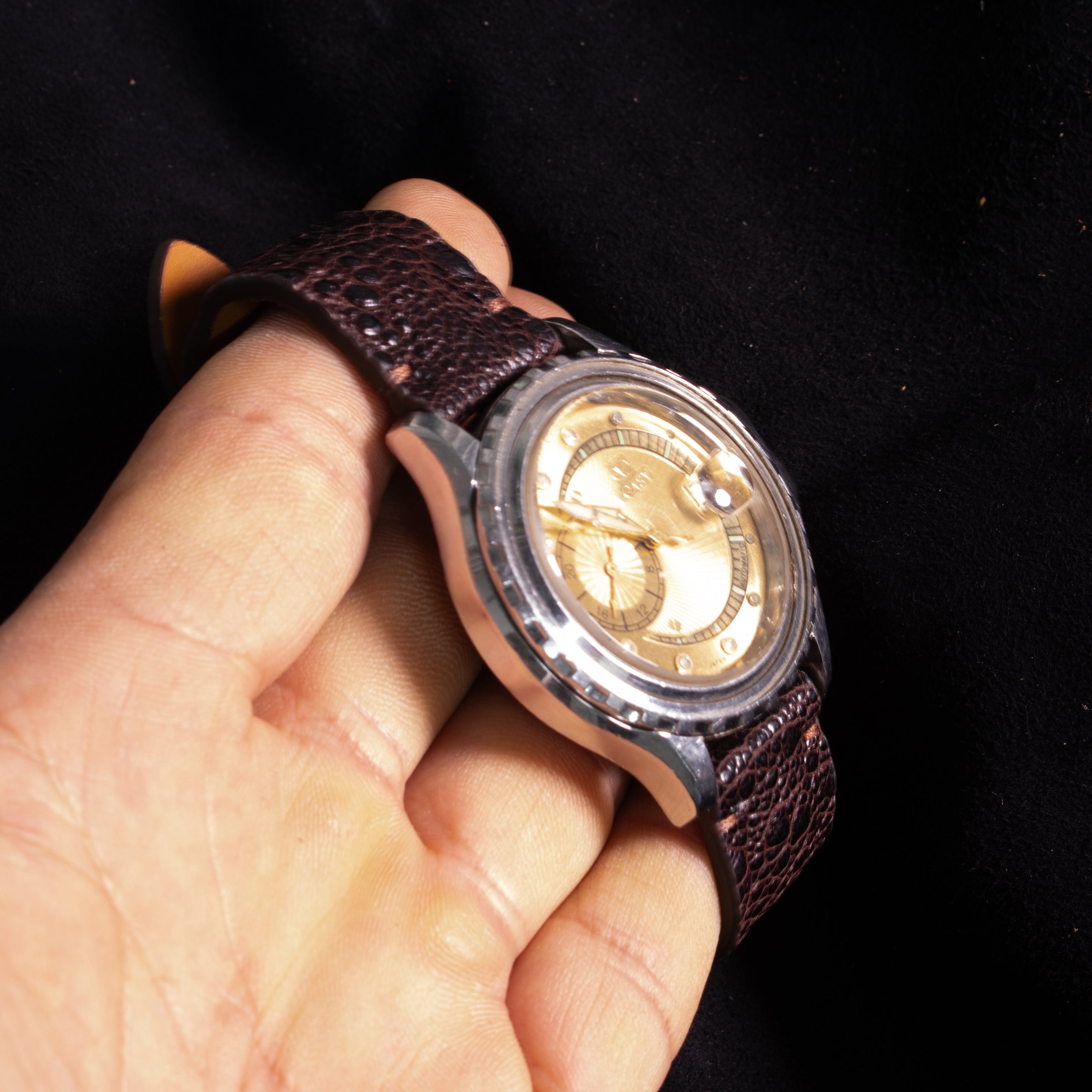 Dark Espresso Toad Leather Stitchless Strap