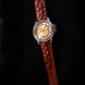 Cognac Brown Horned Alligator Leg Stitchless Strap
