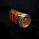 Cognac Brown Alligator Leg Stitchless Strap (Smooth)