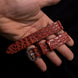 Cognac Brown Alligator Leg Stitchless Strap (Smooth)
