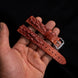 Cognac Brown Horned Alligator Leg Stitchless Strap