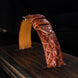 Cognac Brown Horned Alligator Leg Stitchless Strap