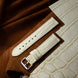 Royal Ivory Nubuck Alligator Strap