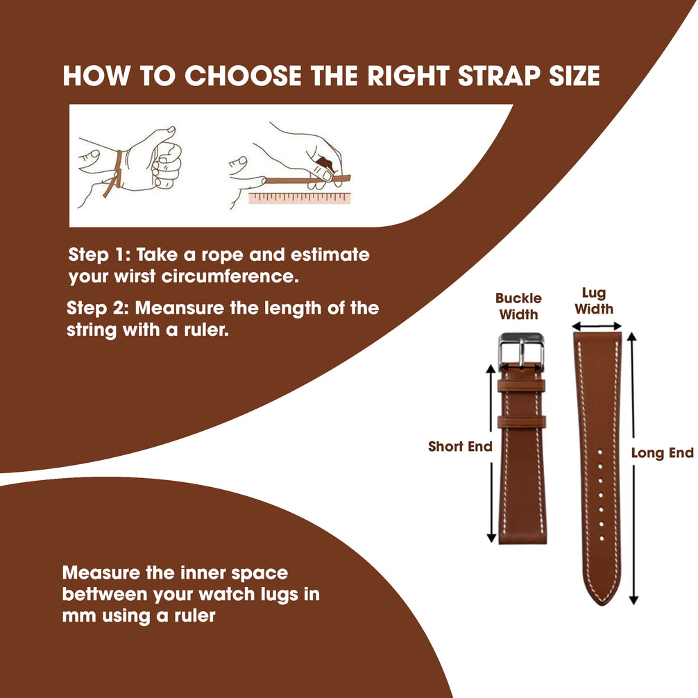 Lizard Leather Strap (Burnt Orange)