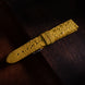 Canary Yellow Toad Leather Watch Strap