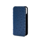 Heritage Epsom & Ostrich Leather Folio Wallet Case for iPhone