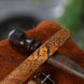 Brown Waxed  Ostrich Leg Leather Watch Strap (Scaled)