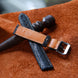 Classic Black Lizard Leather Strap