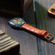 Amber Orange Alligator Leather Watch Strap